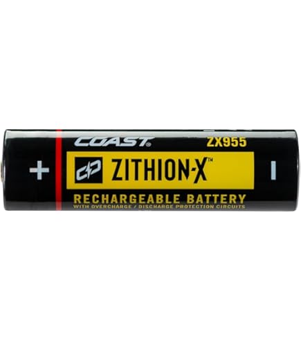 Coast ZX650 ZITHION-X Li-Ion Rechargeable Battery for The